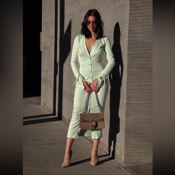 Anya Dress (mint) - Picture 3 of 9